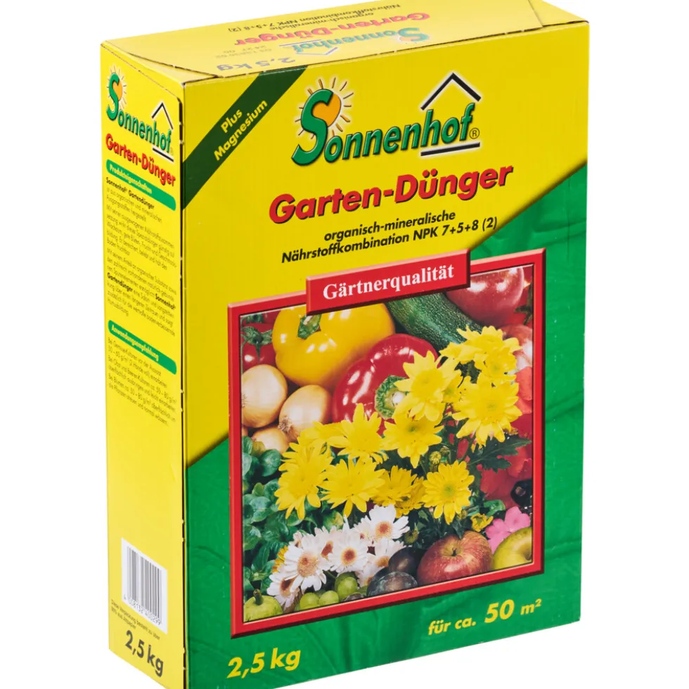 Gartendünger 7-5-8-2, 2,5 kg