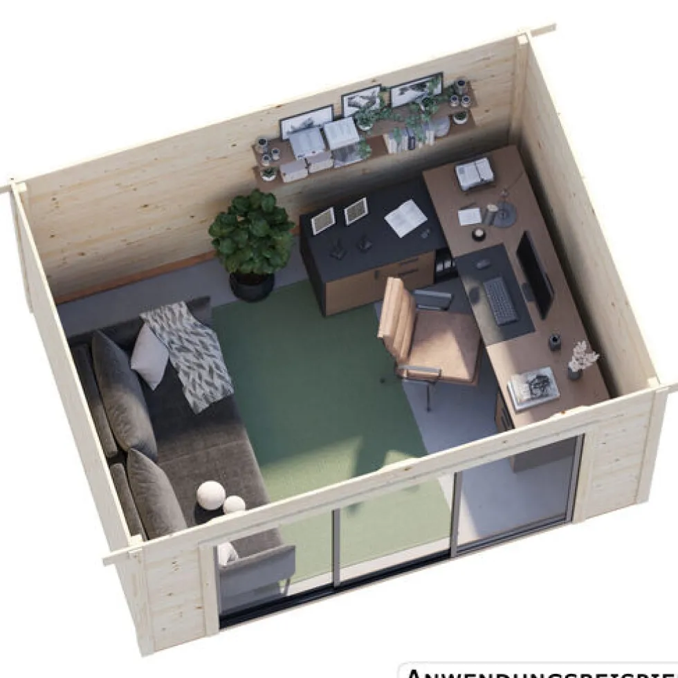 Gartenhaus "Lydia" 10,8 m², Fichtenholz