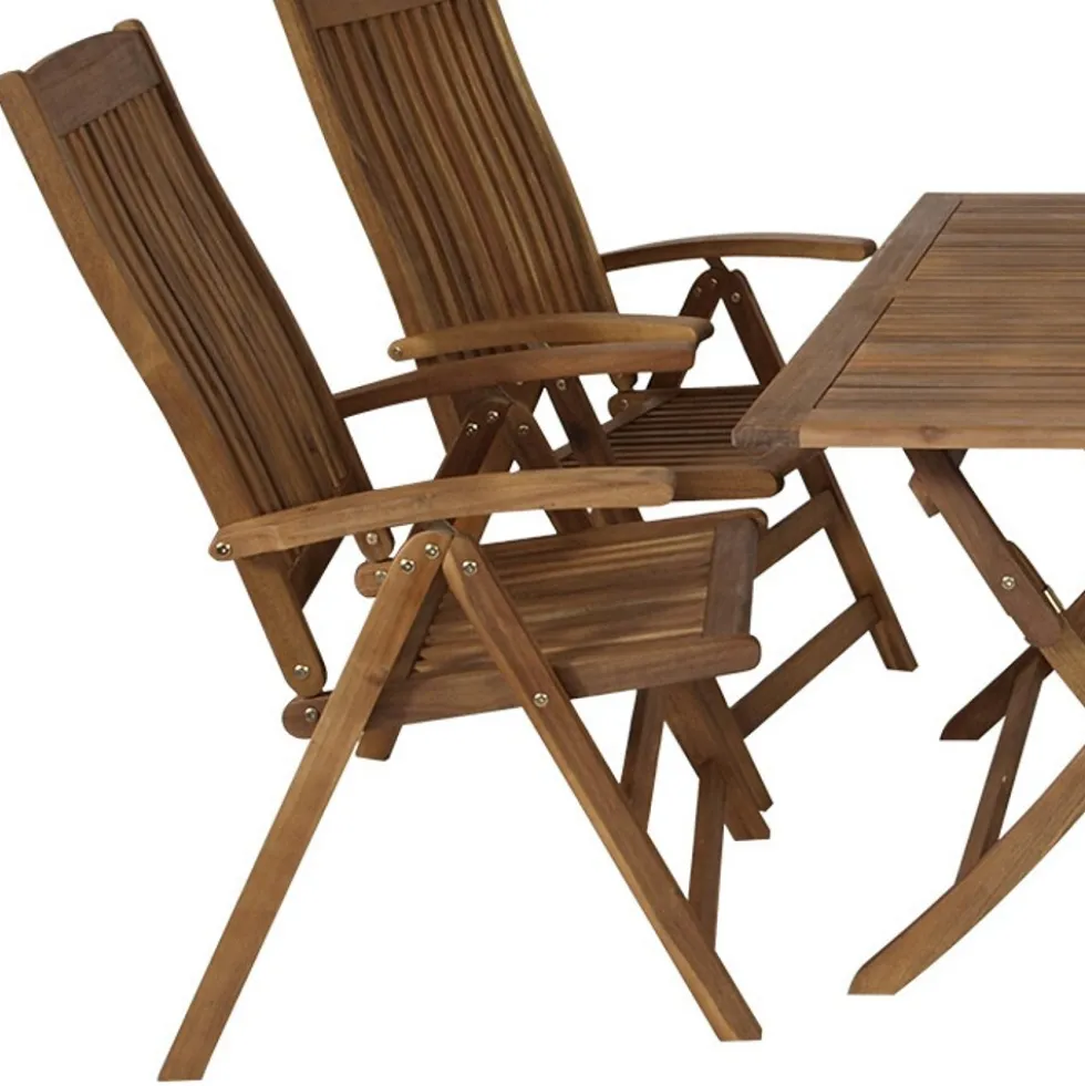 Gartenmöbel-Set Maracana 5-teilig, Akazienholz geölt