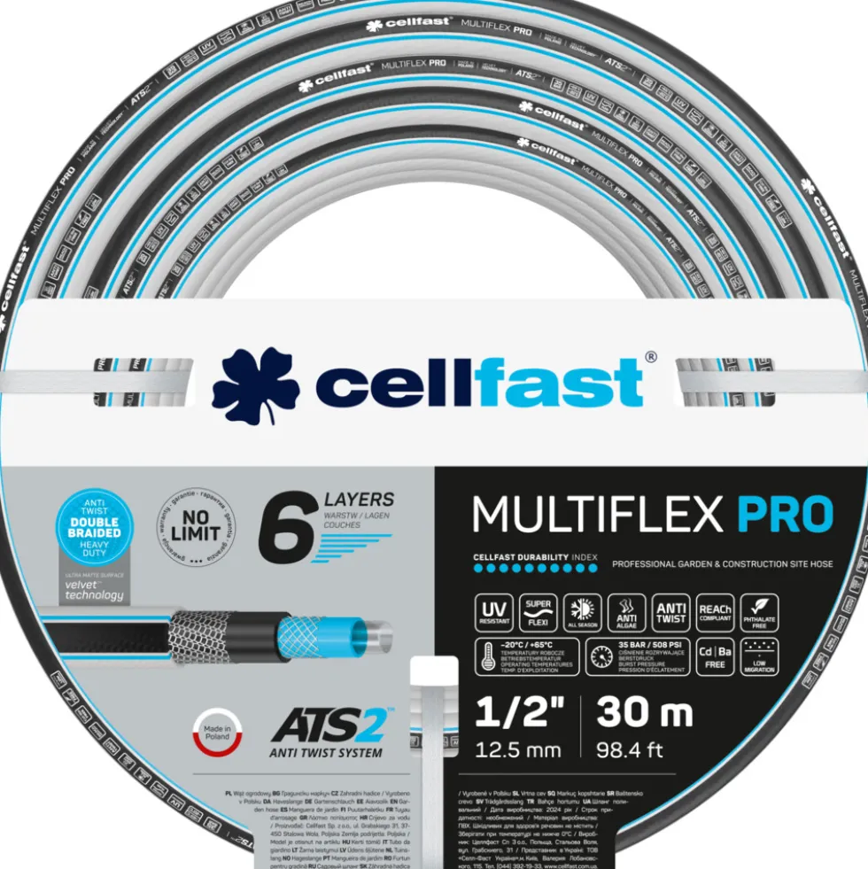 Gartenschlauch 6-lagig MULTIFLEX ATS2™ 1/2" 30 m