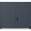 Gartenschrank mit Pflanzkasten, Stahl anthrazit