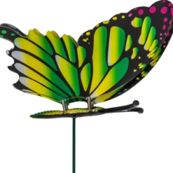 Gartenstecker 60 cm mit Schmetterling Farbauswahl