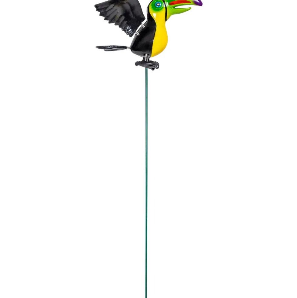 Gartenstecker mit Vogelmotiv und Erdspieß - sortiert