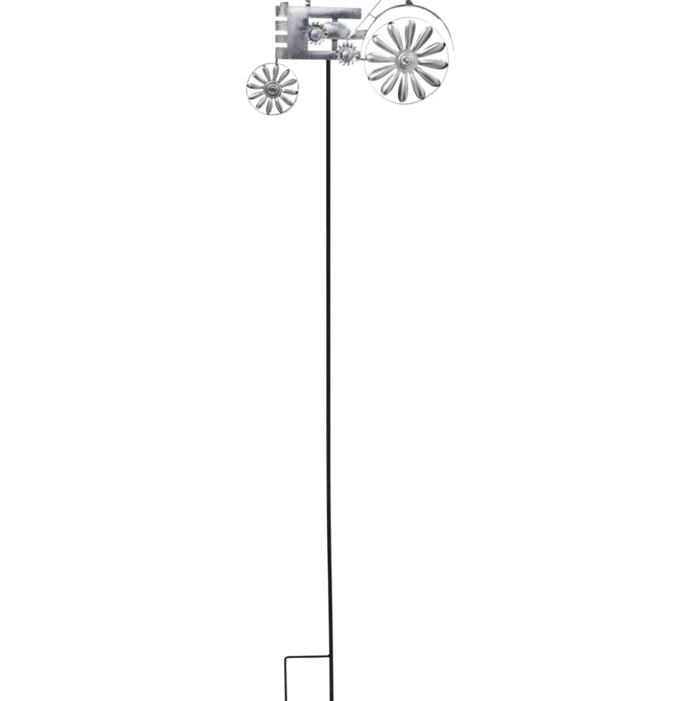 Gartenstecker Windrad 130 cm mit Fahrzeugmotiv und Erdspieß