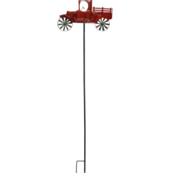 Gartenstecker Windrad 130 cm mit Fahrzeugmotiv und Erdspieß