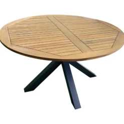 Gartentisch rund Ø 130 cm Akazie