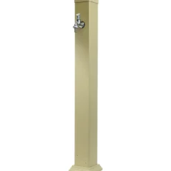 Gartenzapfsäule in Sandbeige
