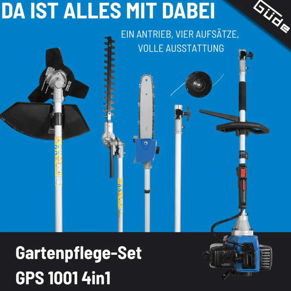 Güde® Benzin-Multifunktionsgerät GPS 1001 4in1