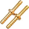 Güde® Druckluft Schlauchverbindung 6 mm 2 Stück aus Messing mit Tülle