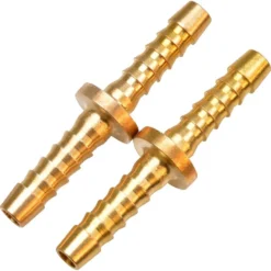 Güde® Druckluft Schlauchverbindung 6 mm 2 Stück aus Messing mit Tülle