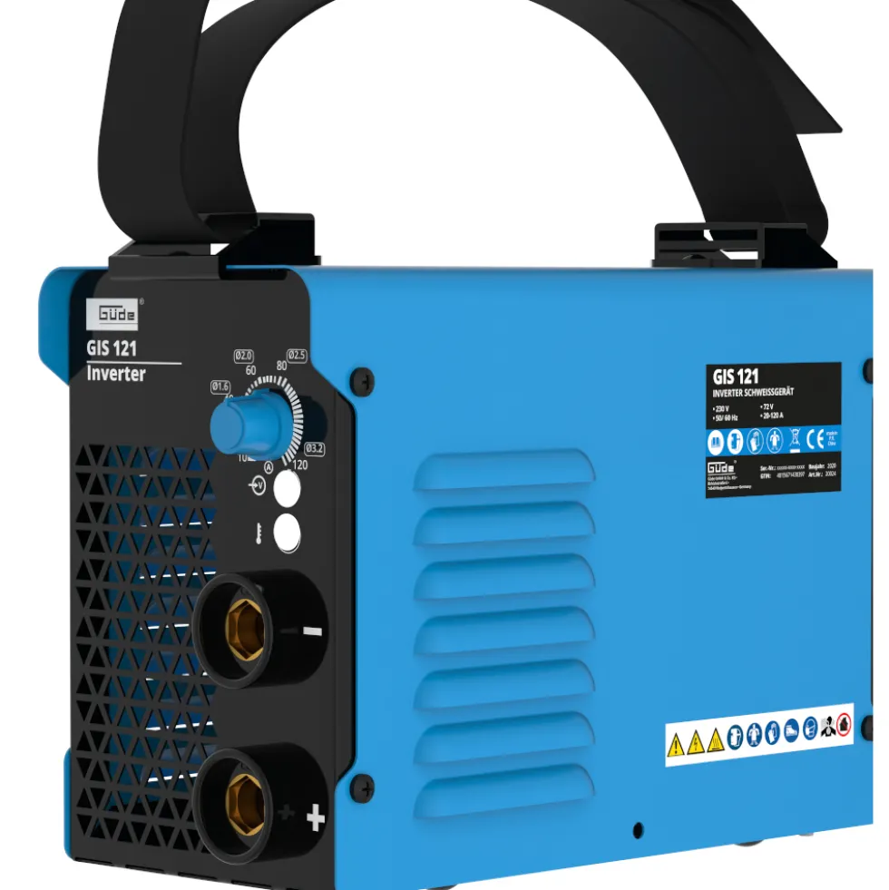 Güde® Elektrodenschweißgerät GIS 121 mit Zubehör B-Ware
