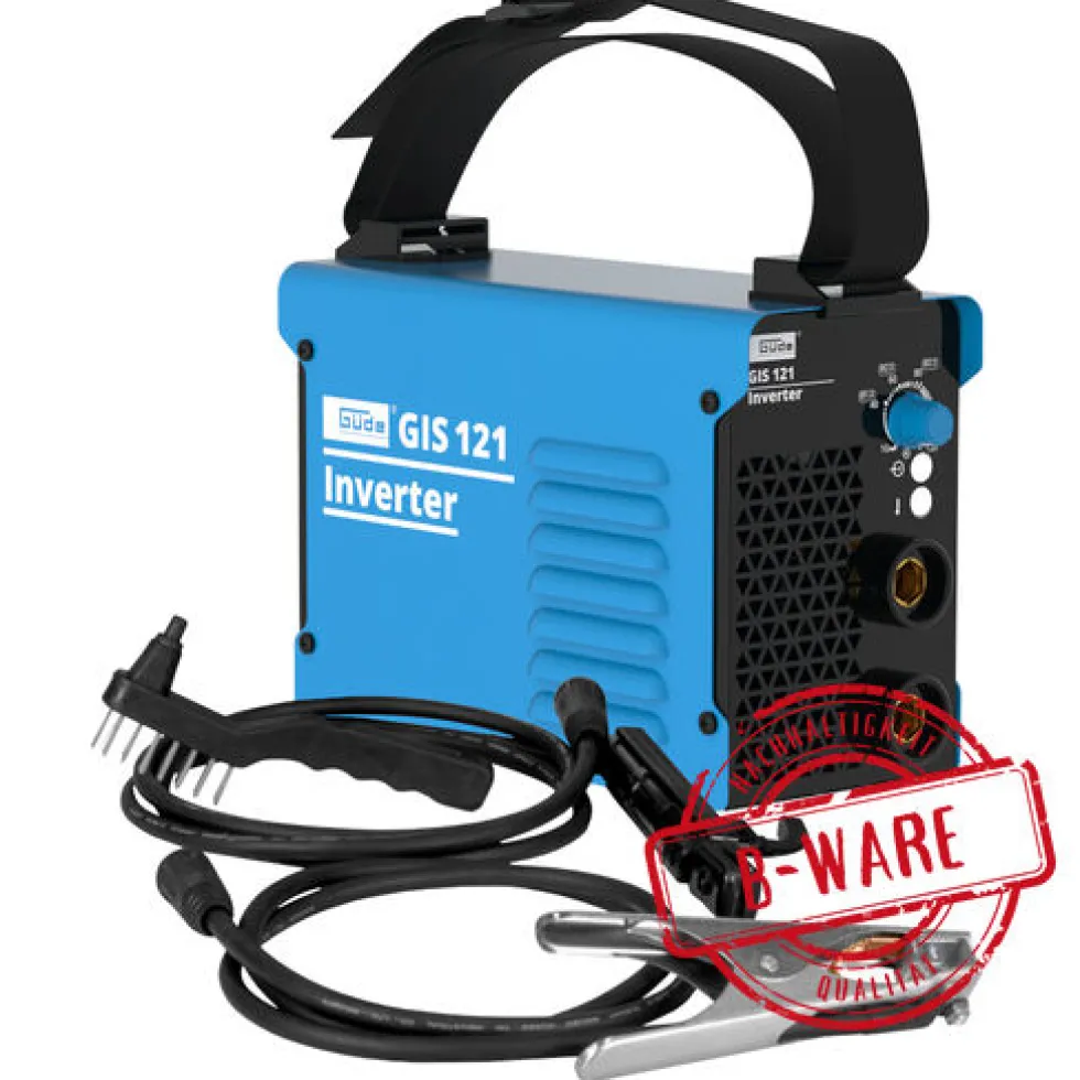 Güde® Elektrodenschweißgerät GIS 121 mit Zubehör B-Ware