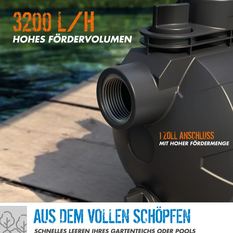 Güde® Gartenpumpe GP 6035 mit 600 W