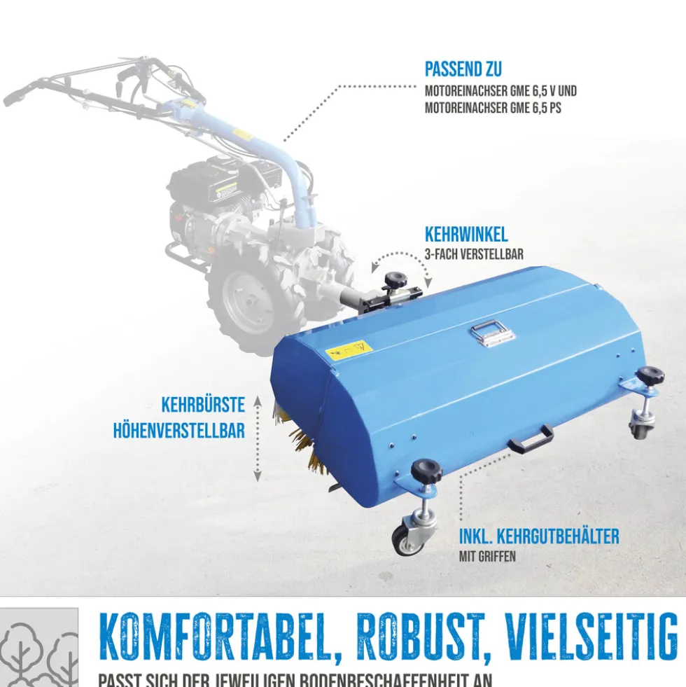 Güde® Motoreinachser GME 6,5 V Komplettset