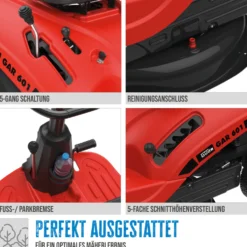 Güde® Rasentraktor GAR 601 5-Gang Schaltung 6,5 PS