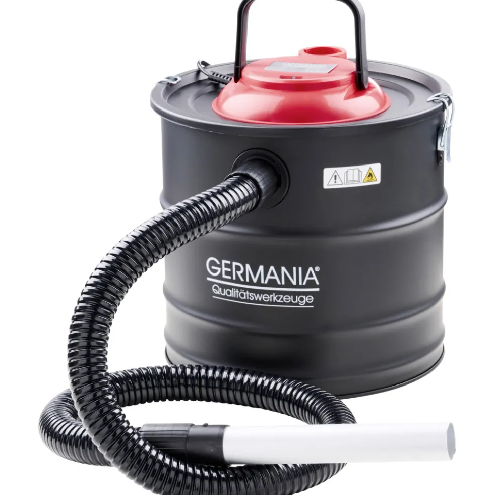 GERMANIA® Aschesauger 20 Liter aus Stahl 1200 W