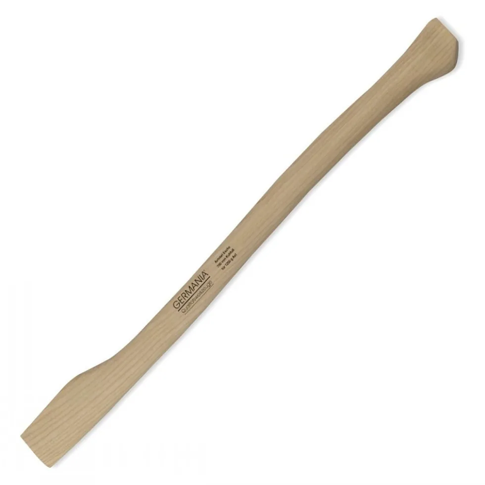 GERMANIA® Axtstiel 2er Set 70cm Kuhfußform