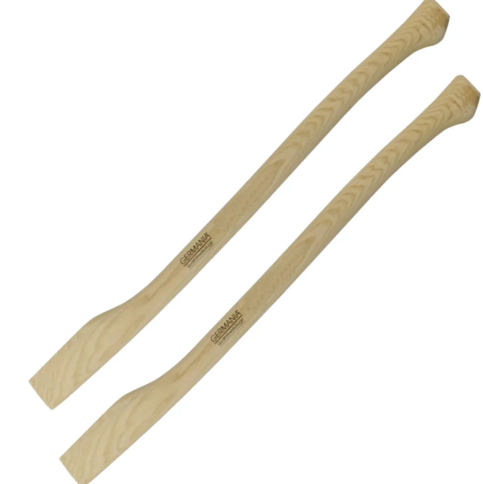 GERMANIA® Axtstiel 2er Set 80cm Kuhfußform