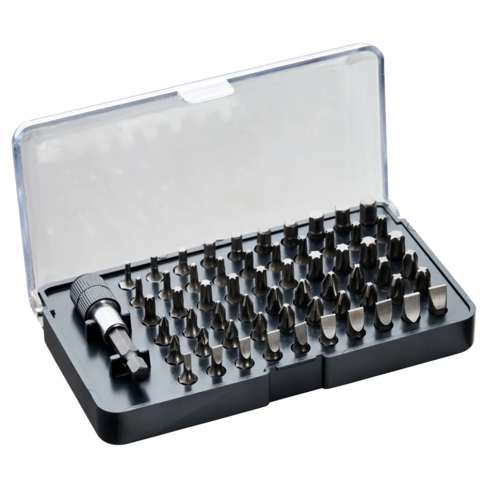GERMANIA® Bitsatz 61-teilig aus S2 Stahl inklusive Bithalter