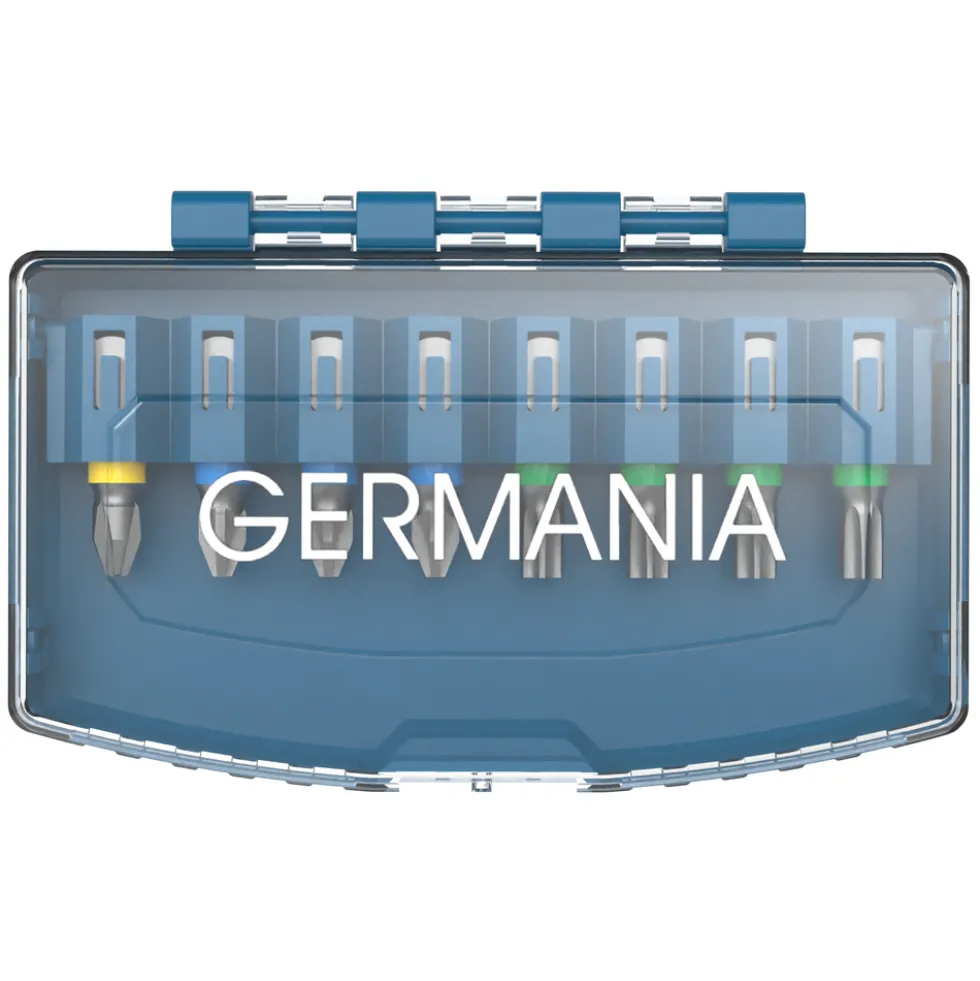 GERMANIA® Bit-Satz 8-teilig mit Aufbewahrungsbox