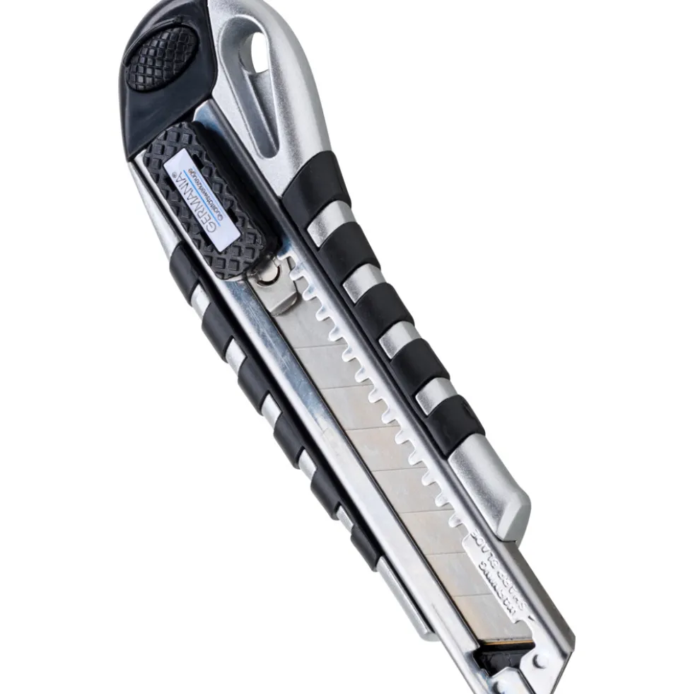 GERMANIA® Cuttermesser Metall 18 mm grau/schwarz