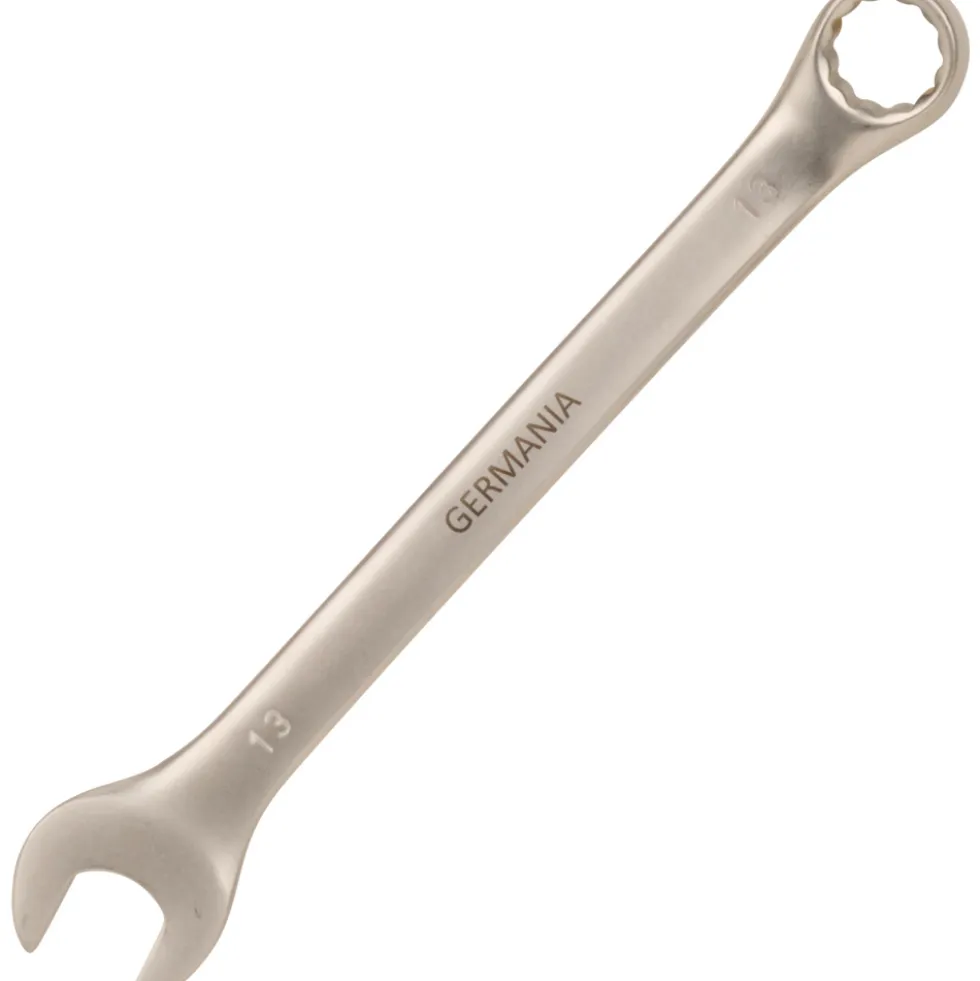 GERMANIA® CV Maulschlüssel Ringschlüssel 13 mm satiniert