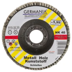 GERMANIA® Fächerscheibe 115x22,23 NK40 bombiert