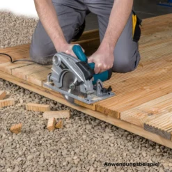 GERMANIA® Handkreissäge 1400 Watt mit Linienlaser