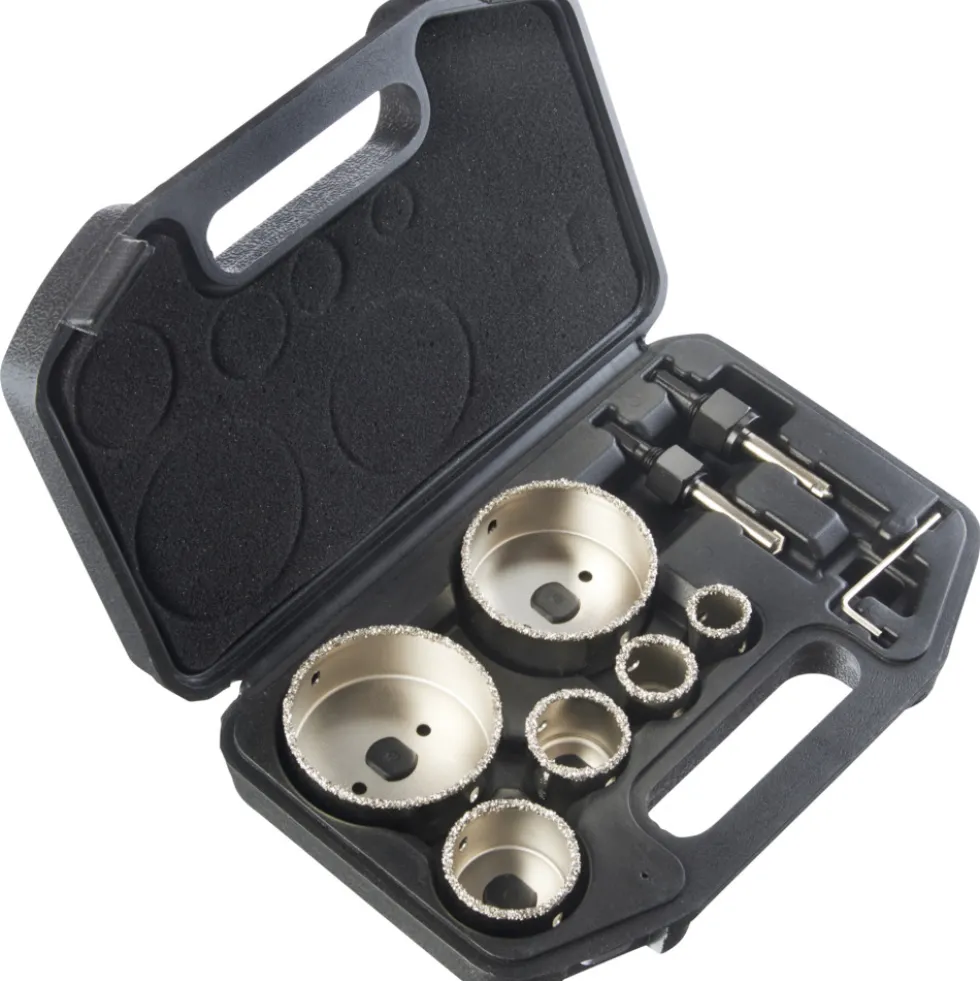 GERMANIA® Hartmetall-Lochsägen-Set 8-teilig