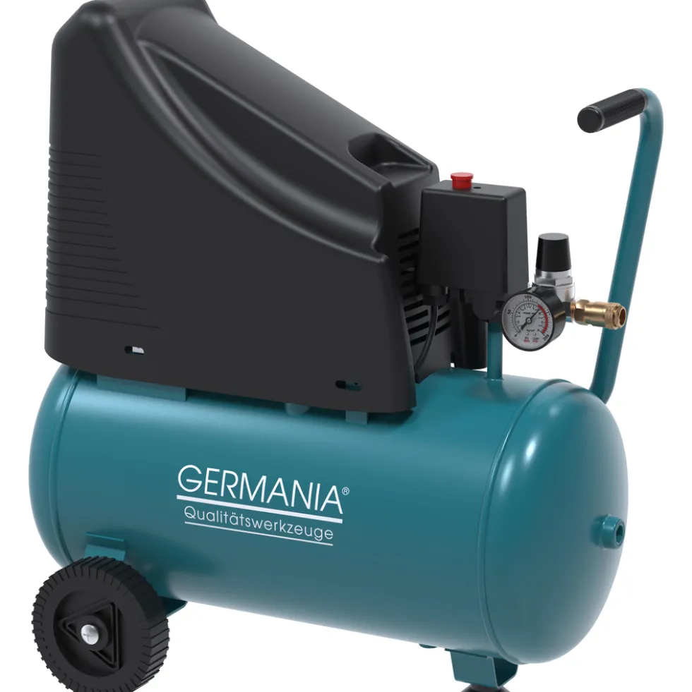 GERMANIA® Kompressor Typ 220/08/24, ölfrei, 24 Liter, 8 bar