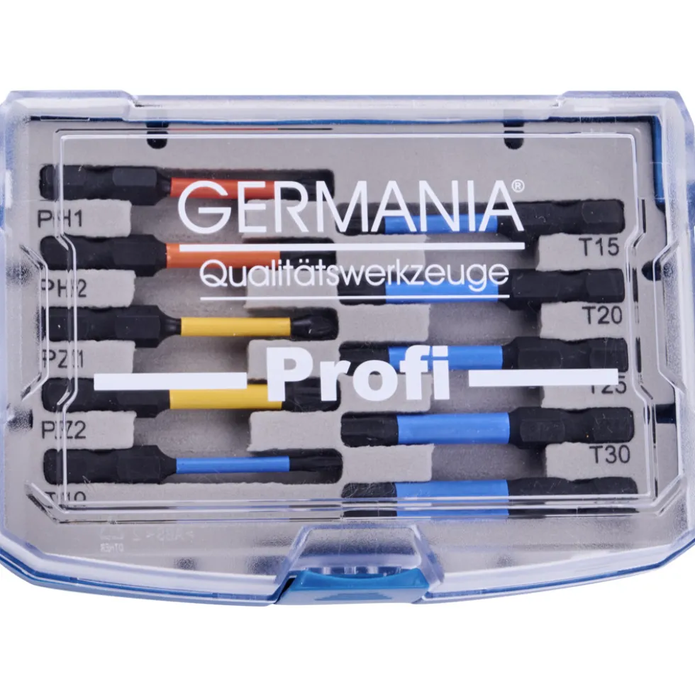 GERMANIA® Profi Bit-Satz Torsion 10-teilig