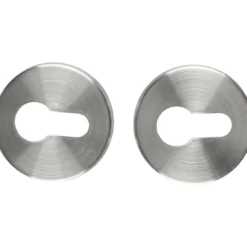 GERMANIA® Profilzylinder-Rosetten 54 mm, 2 Stück, aus Edelstahl