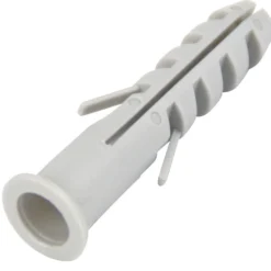 GERMANIA® Spreizdübel Ø 8 mm mit Kragen 100 Stück aus Nylon in grau