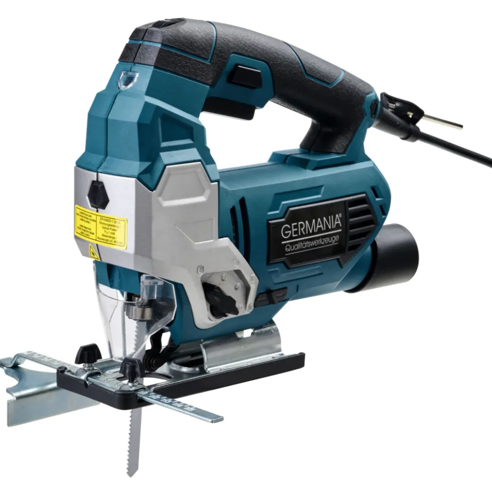 GERMANIA® Stichsäge 230V 800W Laser Pendelhub Pendelhubstichsäge Säge