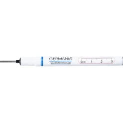 GERMANIA® Tieflochmarker schwarz 140 mm mit Skalierung und Clip
