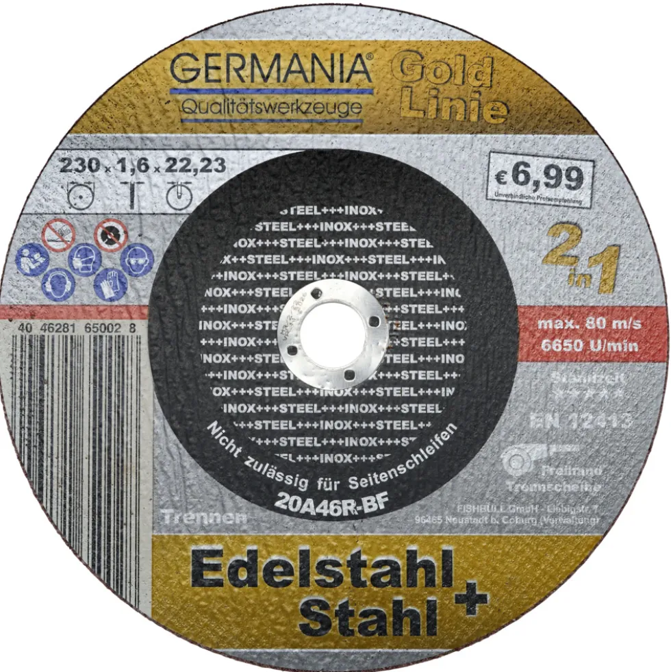 GERMANIA® Trennscheibe 230 x 1,6 mm INOX