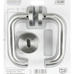 GERMANIA® Türgriff Drückergarnitur U-Form aus Edelstahl