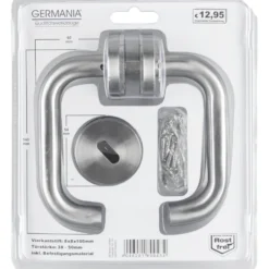 GERMANIA® Türgriff Drückergarnitur U-Form aus Edelstahl