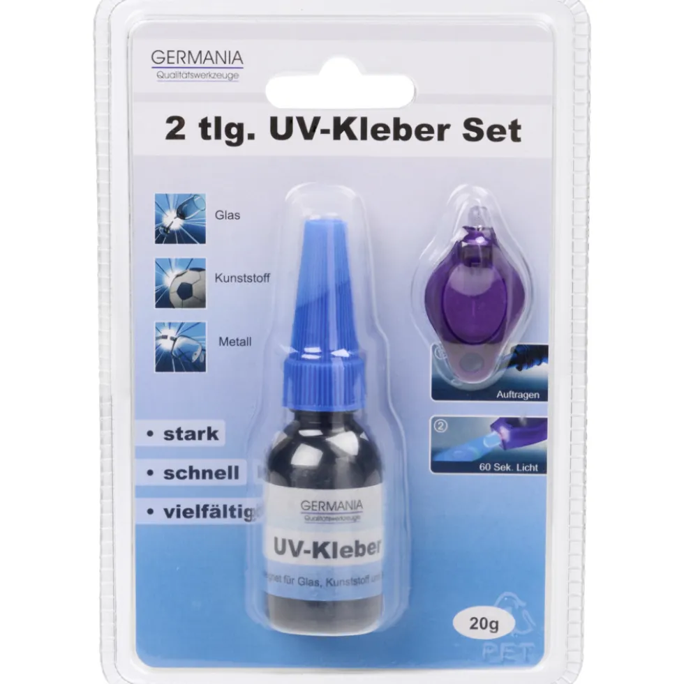 GERMANIA® UV-Kleber-Set 2-teilig