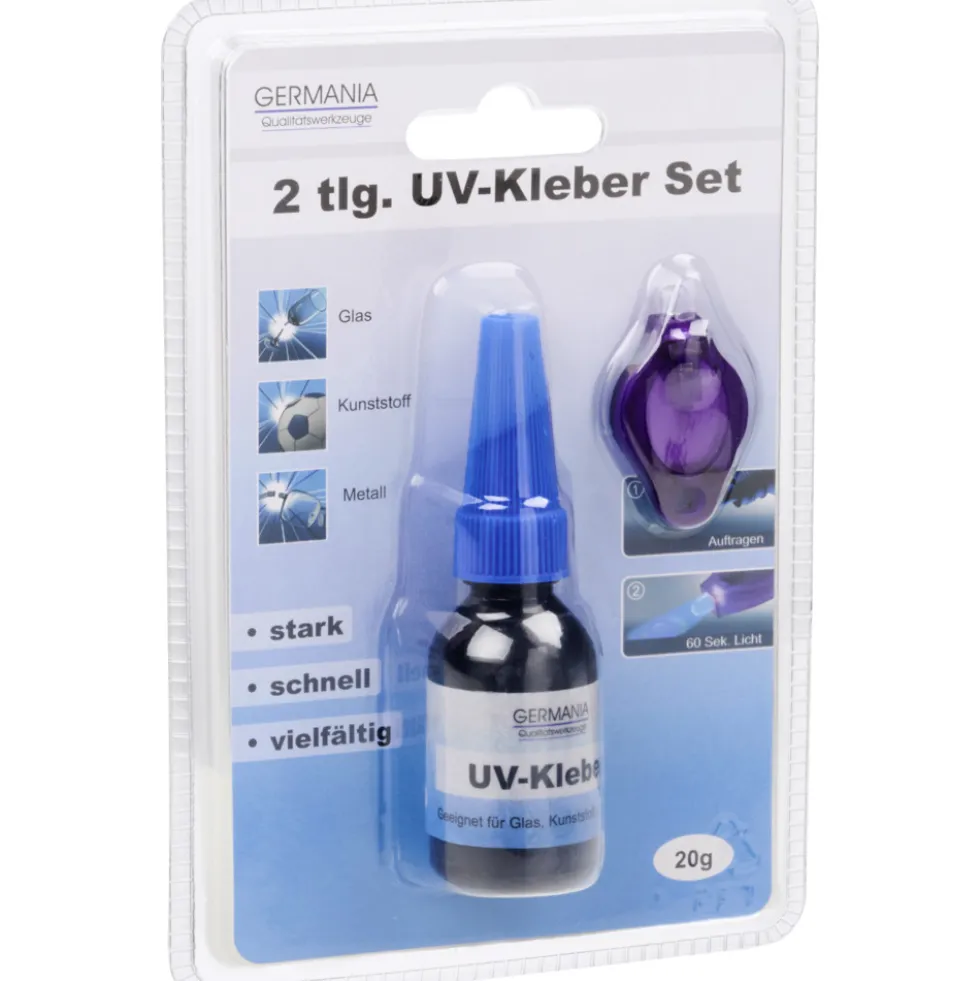 GERMANIA® UV-Kleber-Set 2-teilig