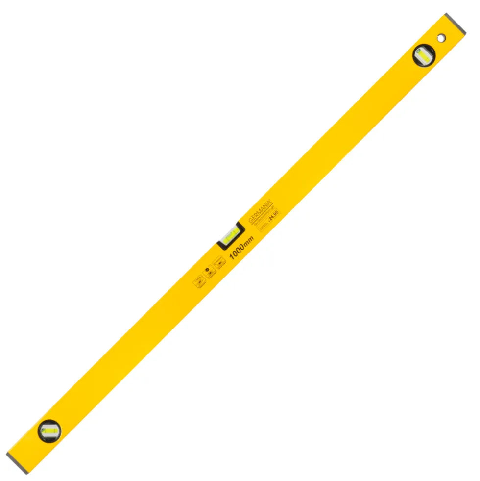 GERMANIA® Wasserwaage gelb 100 cm Aluminium