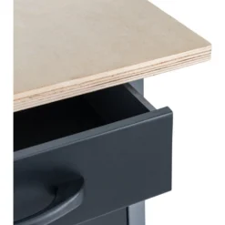 GERMANIA® Werkbank mit Metallgestell und Holz-Arbeitsplatte