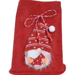 Geschenktasche aus Filz in verschiedenen Farben mit Wichtel-Aufdruck