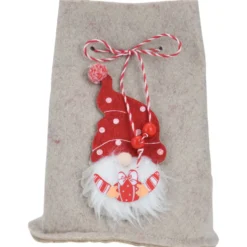 Geschenktasche aus Filz in verschiedenen Farben mit Wichtel-Aufdruck