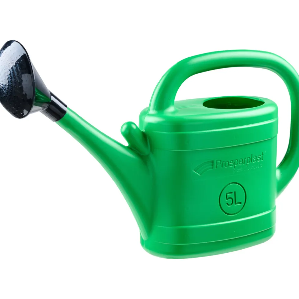 Gießkanne 5 Liter grün mit Brause 4er-Set - B-Ware