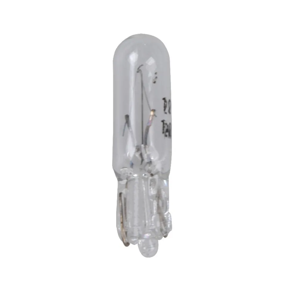 Glassockellampe T5, dimmbar, 2 Stück, 12V, 1,2W
