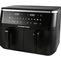 GOURMETmaxx Doppel-Heißluftfritteuse 3100 Watt