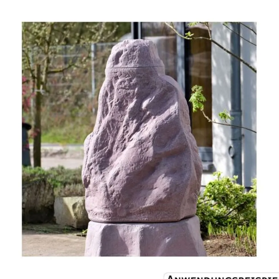 GreenLife Dekor-Regenspeicher ''Hinkelstein'' 230 Liter, granitrot