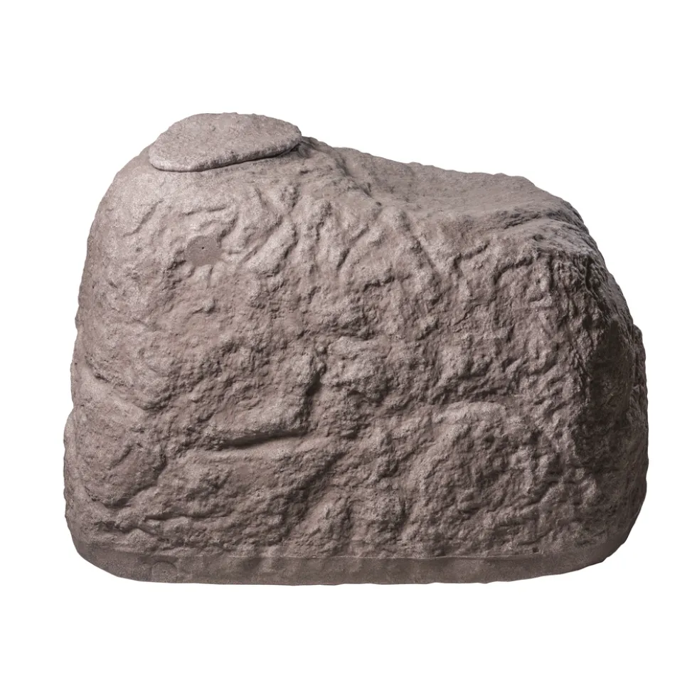 GreenLife Dekor-Regenspeicher ''Findling'' 500 Liter granitrot