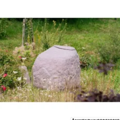GreenLife Dekor-Regenspeicher ''Findling'' 500 Liter granitrot